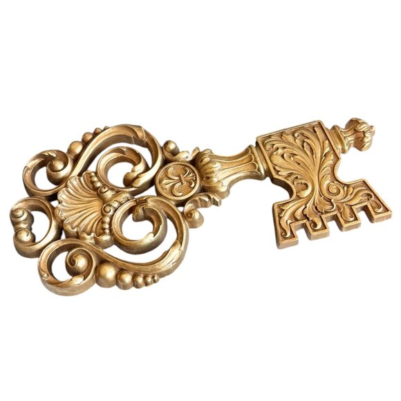 Vintage Other - MCM SYROCO Decorative Gold Key